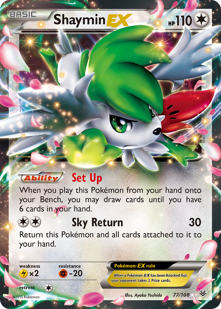 Shaymin EX (77/108) [XY: Roaring Skies] | North Game Den