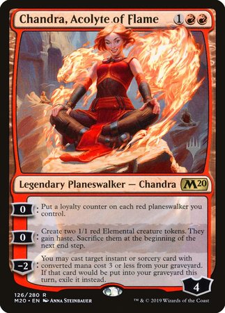 Chandra, Acolyte of Flame [Core Set 2020 Promos] | North Game Den