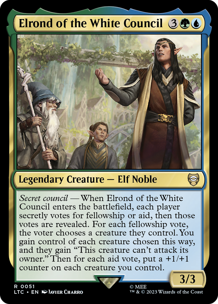 Elrond of the White Council [The Lord of the Rings: Tales of Middle-Earth Commander] | North Game Den