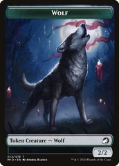 Wolf (013) // Clue (016) Double-sided Token [Challenger Decks 2022 Tokens] | North Game Den