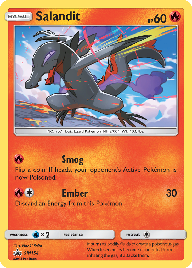 Salandit (SM154) [Sun & Moon: Black Star Promos] | North Game Den