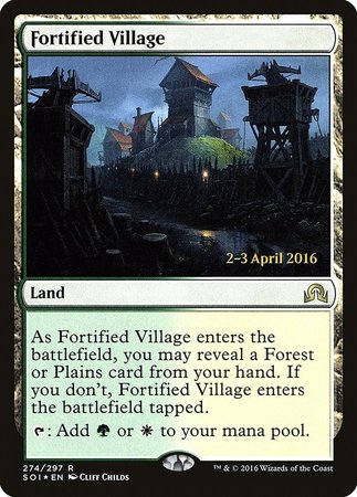 Fortified Village [Shadows over Innistrad Promos] | North Game Den