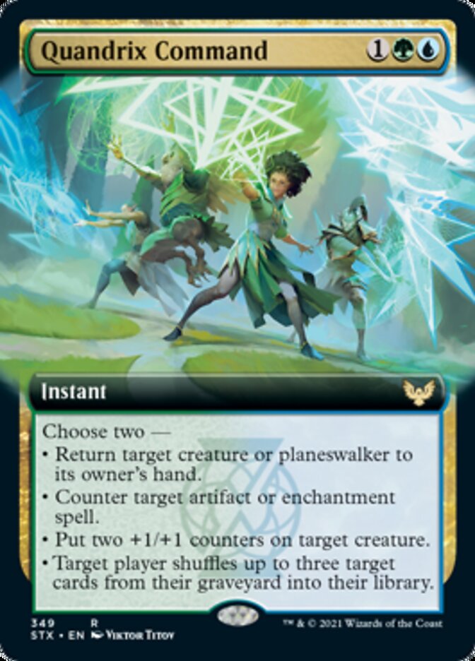 Quandrix Command (Extended) [Strixhaven: School of Mages] | North Game Den