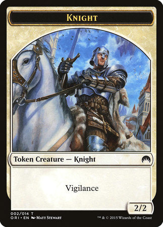 Knight Token [Magic Origins Tokens] | North Game Den
