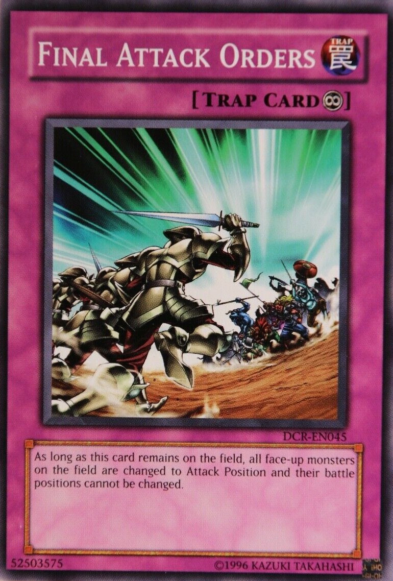 Final Attack Orders [DCR-EN045] Common | North Game Den