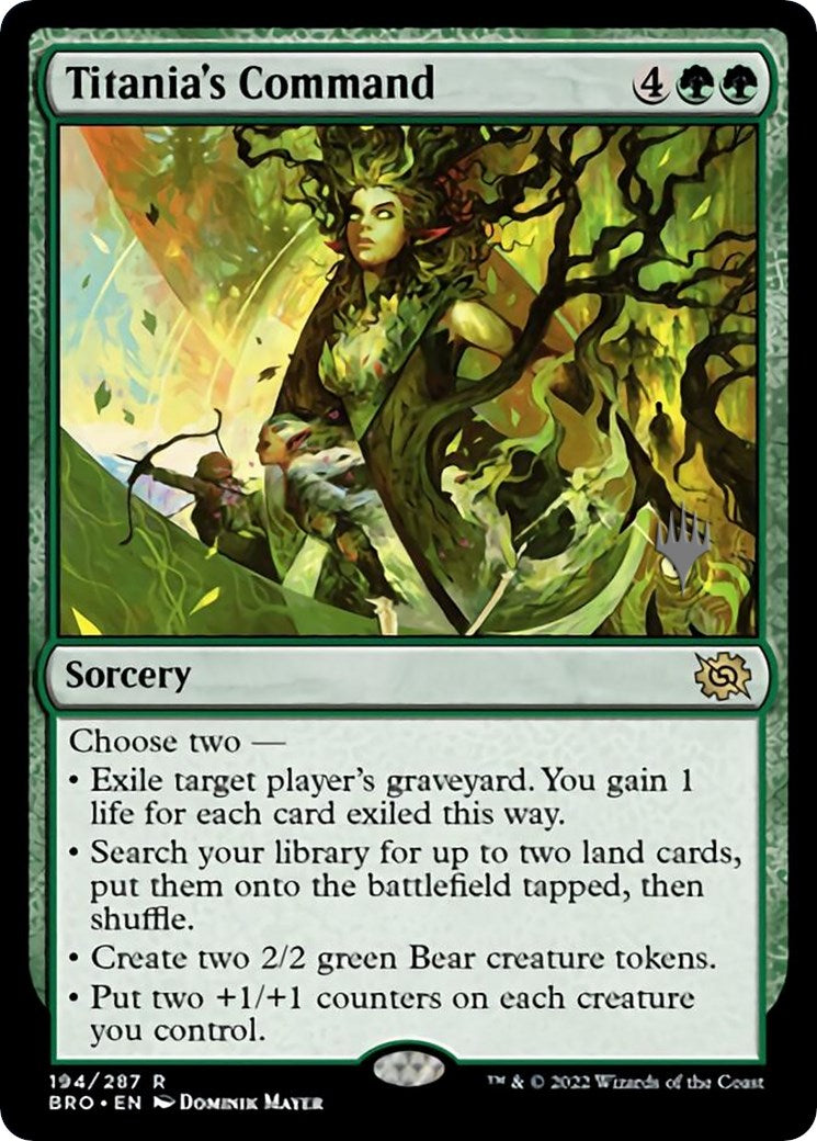 Titania's Command (Promo Pack) [The Brothers' War Promos] | North Game Den