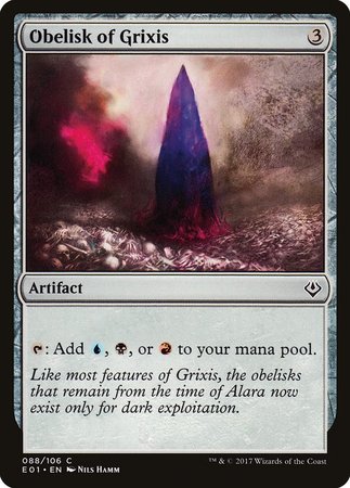 Obelisk of Grixis [Archenemy: Nicol Bolas] | North Game Den