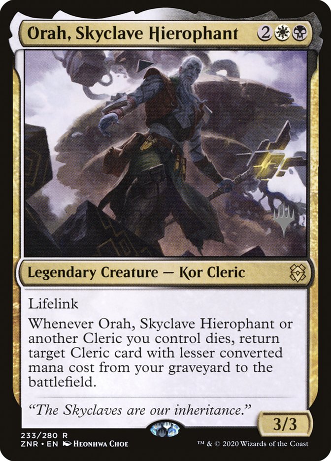 Orah, Skyclave Hierophant (Promo Pack) [Zendikar Rising Promos] | North Game Den