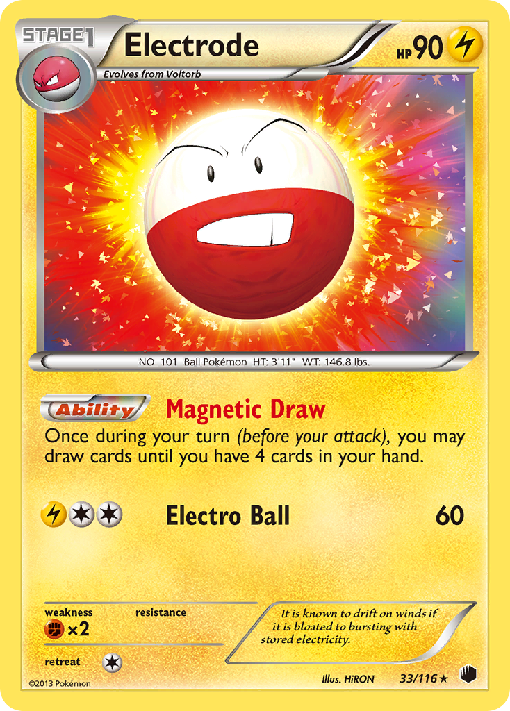 Electrode (33/116) [Black & White: Plasma Freeze] | North Game Den