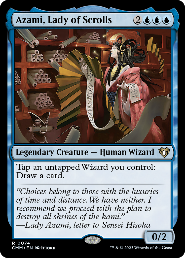 Azami, Lady of Scrolls [Commander Masters] | North Game Den