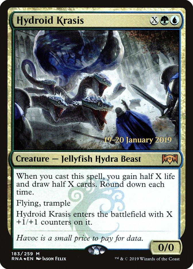 Hydroid Krasis [Ravnica Allegiance Prerelease Promos] | North Game Den