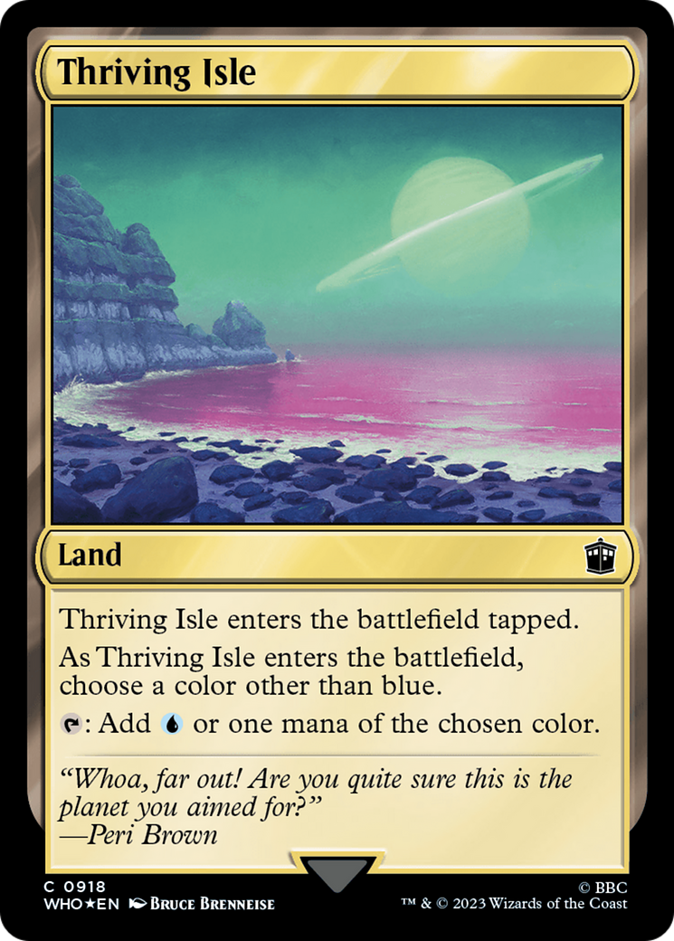 Thriving Isle (Surge Foil) [Doctor Who] | North Game Den