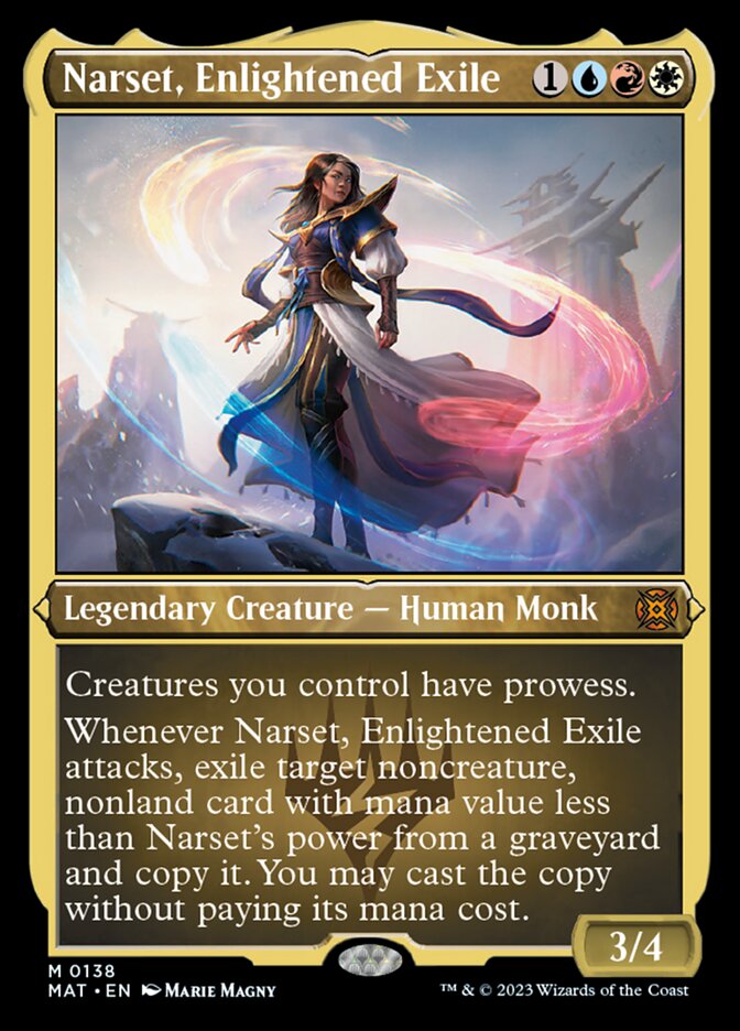 Narset, Enlightened Exile (Foil Etched) [March of the Machine: The Aftermath] | North Game Den