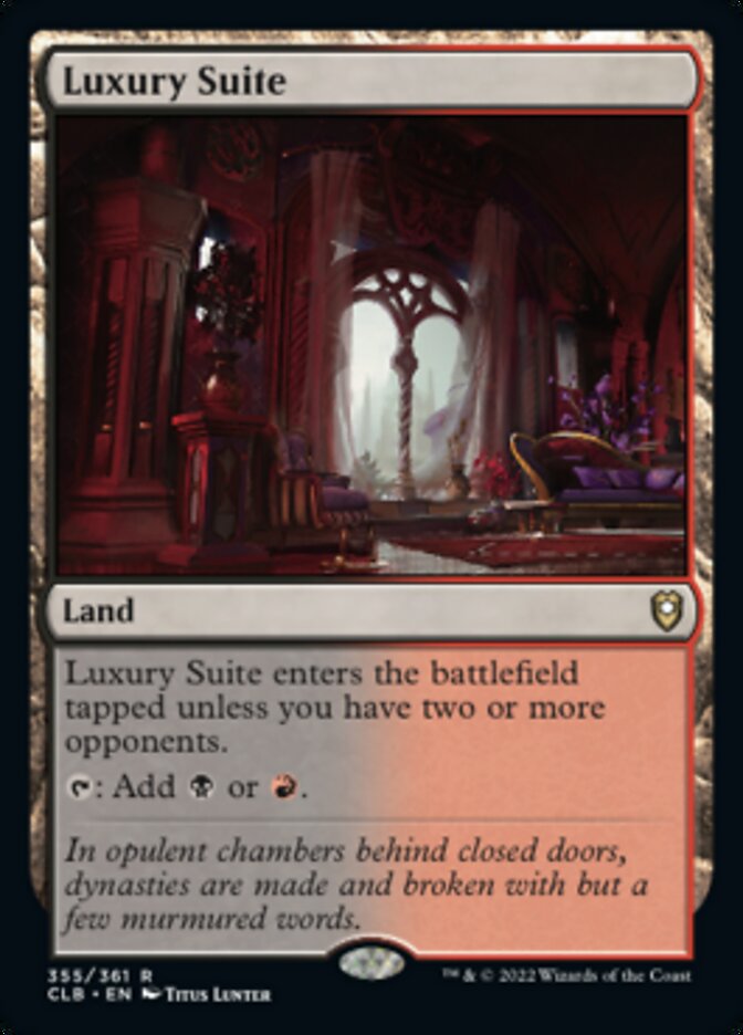 Luxury Suite [Commander Legends: Battle for Baldur's Gate] | North Game Den