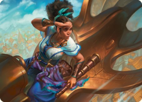 Talas Lookout Art Card [Dominaria United Art Series] | North Game Den