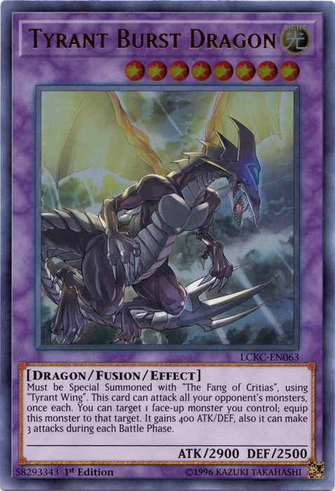 Tyrant Burst Dragon [LCKC-EN063] Ultra Rare | North Game Den