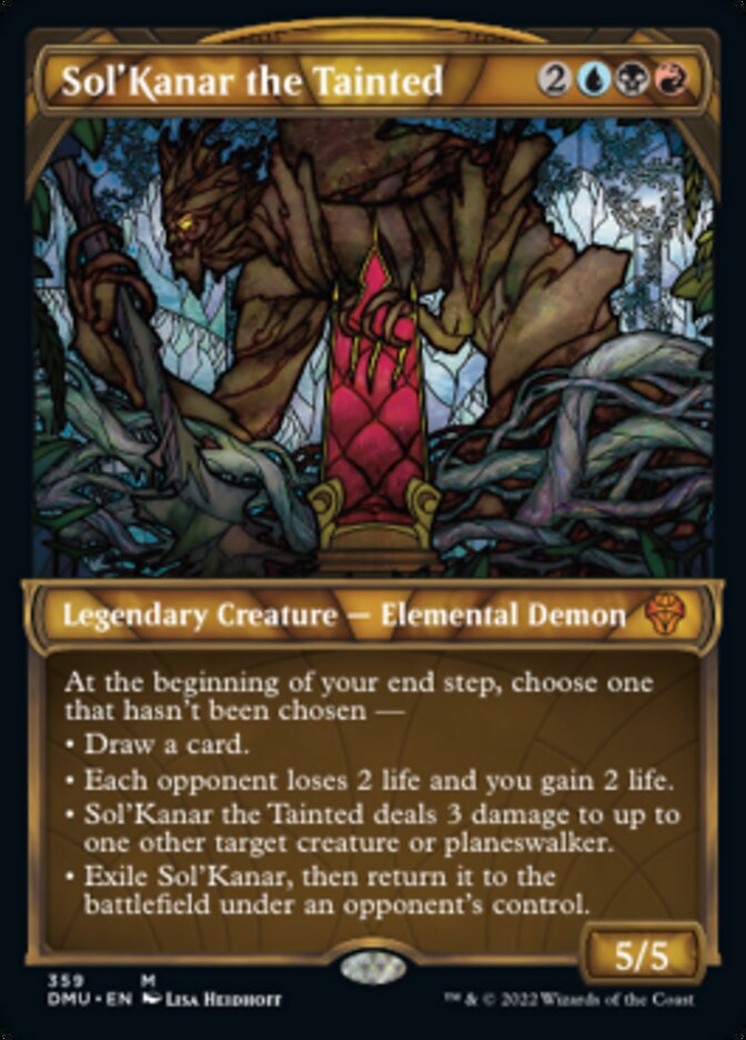 Sol'Kanar the Tainted (Showcase Textured) [Dominaria United] | North Game Den
