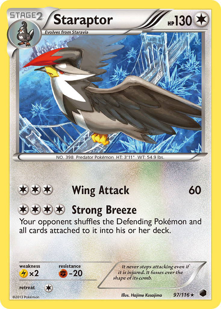 Staraptor (97/116) [Black & White: Plasma Freeze] | North Game Den