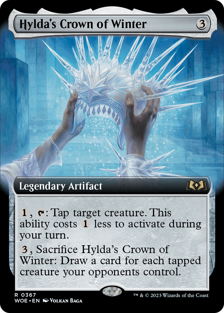 Hylda's Crown of Winter (Extended Art) [Wilds of Eldraine] | North Game Den