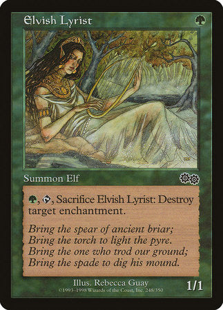 Elvish Lyrist [Urza's Saga] | North Game Den