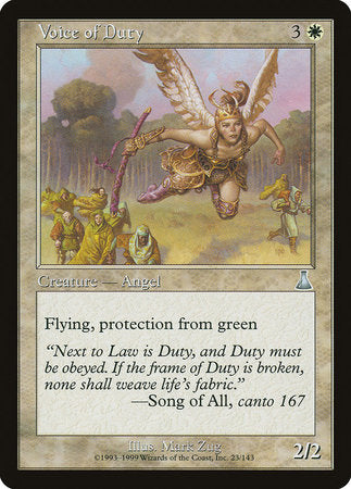 Voice of Duty [Urza's Destiny] | North Game Den