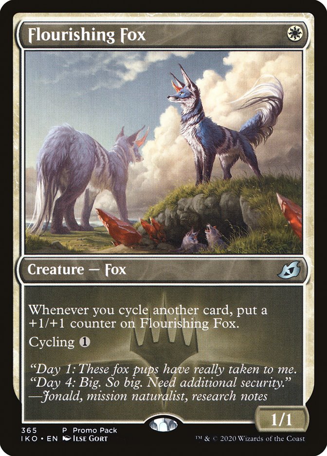 Flourishing Fox (Promo Pack) [Ikoria: Lair of Behemoths Promos] | North Game Den