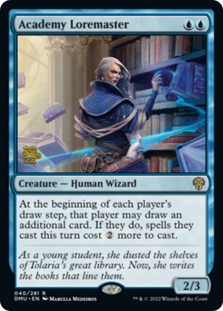 Academy Loremaster [Dominaria United Prerelease Promos] | North Game Den