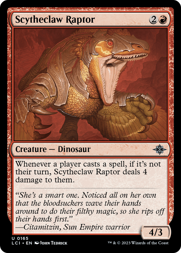 Scytheclaw Raptor [The Lost Caverns of Ixalan] | North Game Den