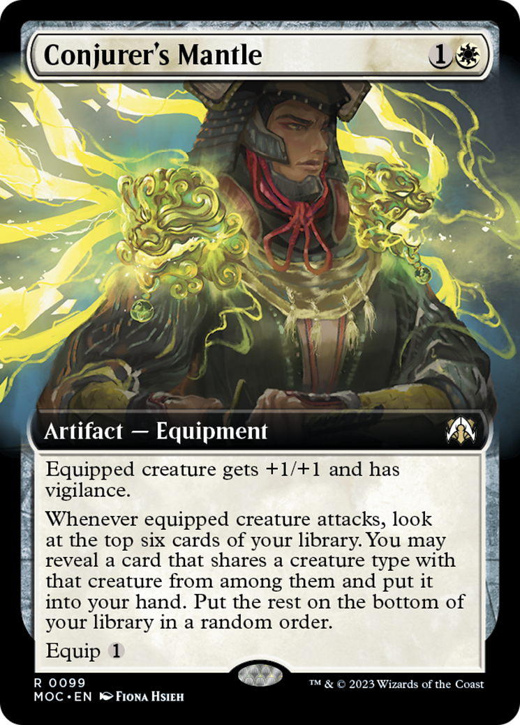 Conjurer's Mantle (Extended Art) [March of the Machine Commander] | North Game Den