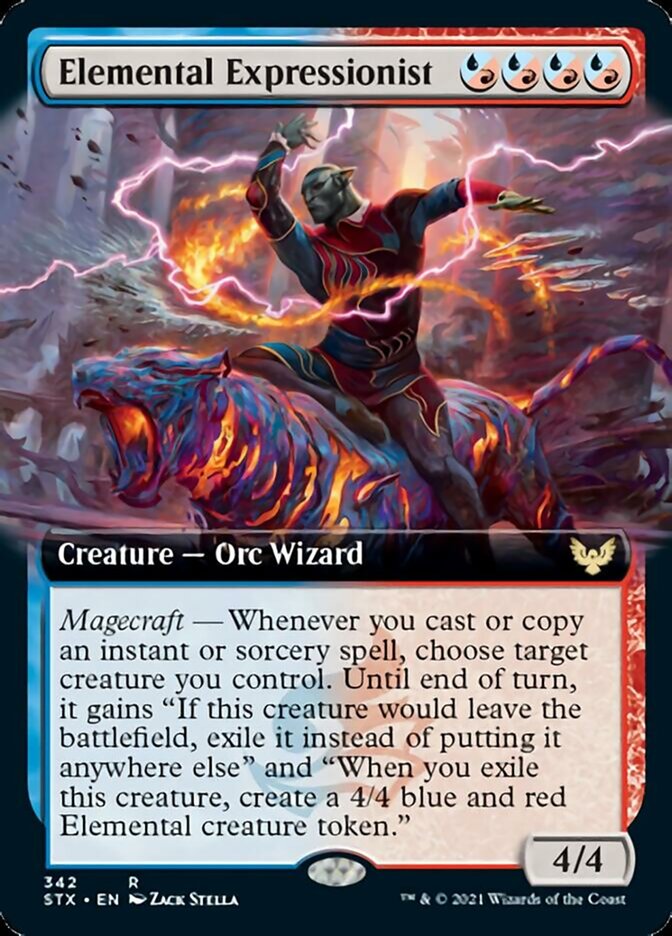 Elemental Expressionist (Extended) [Strixhaven: School of Mages] | North Game Den
