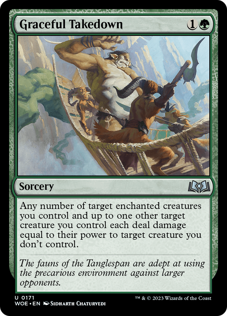 Graceful Takedown [Wilds of Eldraine] | North Game Den