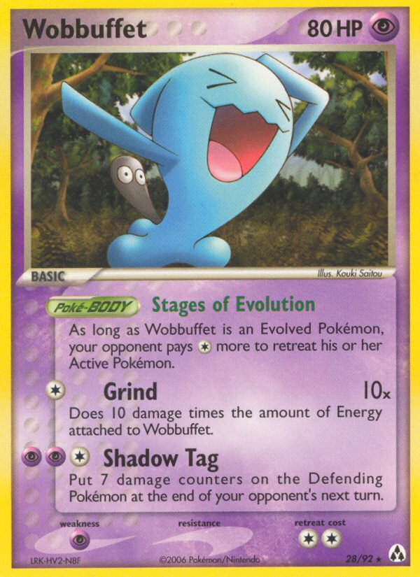 Wobbuffet (28/92) [EX: Legend Maker] | North Game Den