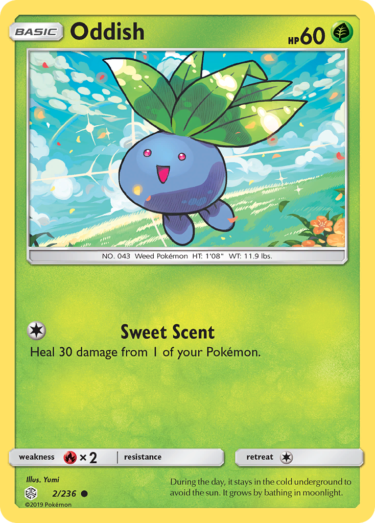 Oddish (2/236) [Sun & Moon: Cosmic Eclipse] | North Game Den