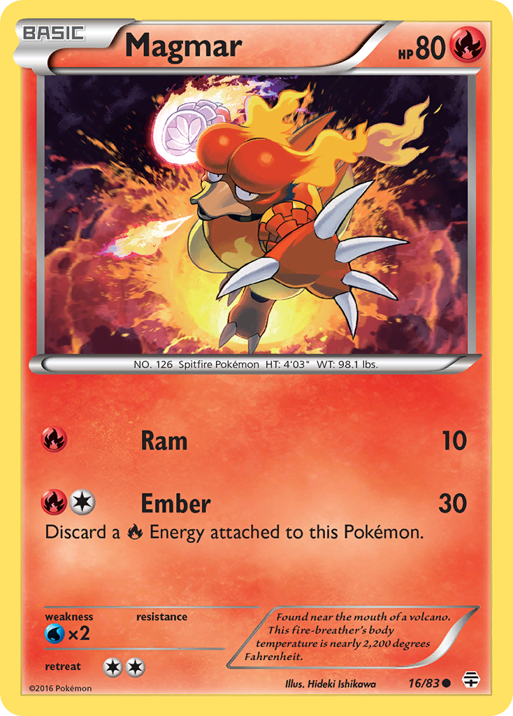 Magmar (16/83) [XY: Generations] | North Game Den