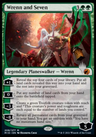 Wrenn and Seven (Promo Pack) [Innistrad: Midnight Hunt Promos] | North Game Den