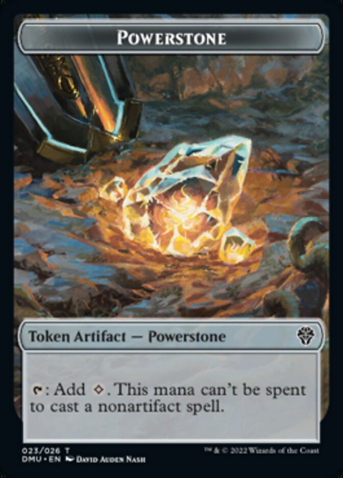 Powerstone Token [Dominaria United Tokens] | North Game Den