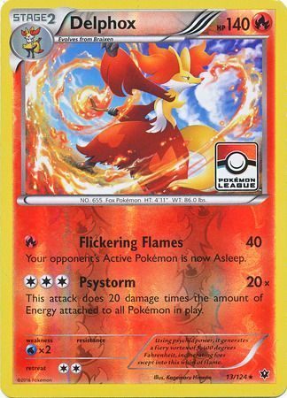 Delphox (13/124) (League Promo) [XY: Fates Collide] | North Game Den