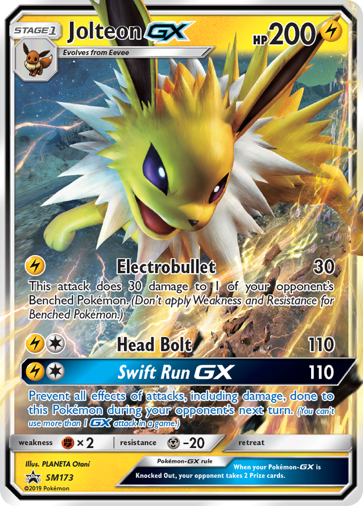 Jolteon GX (SM173) [Sun & Moon: Black Star Promos] | North Game Den