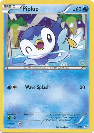 Piplup (16/30) [XY: Trainer Kit 3 - Suicune] | North Game Den