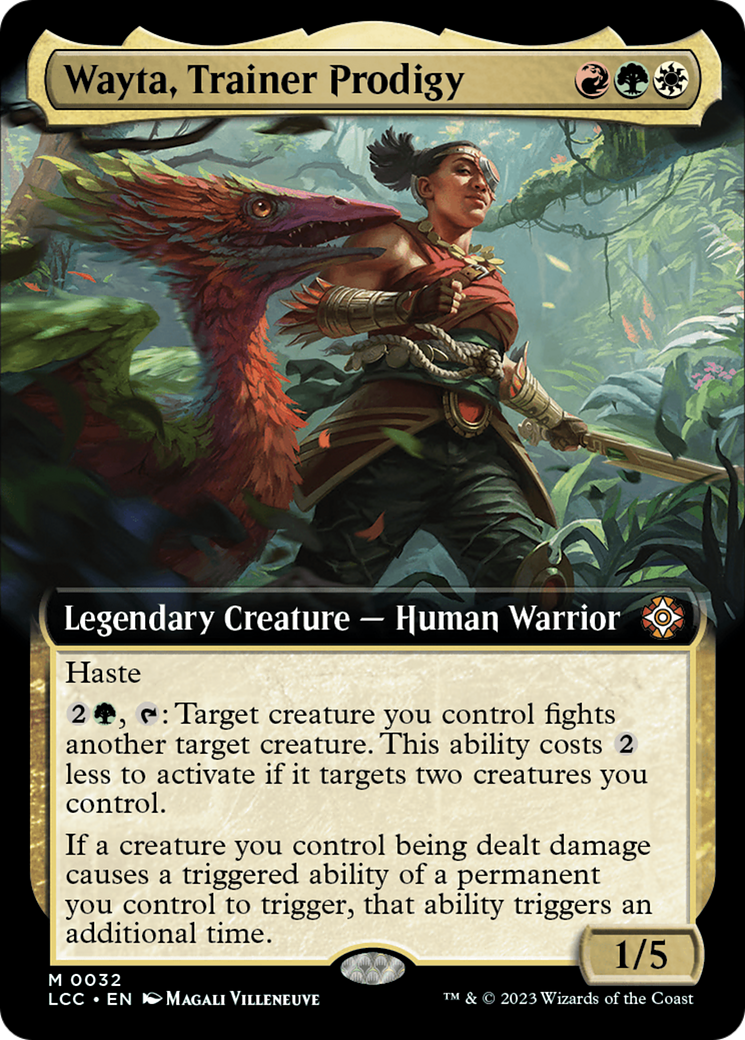 Wayta, Trainer Prodigy (Extended Art) [The Lost Caverns of Ixalan Commander] | North Game Den