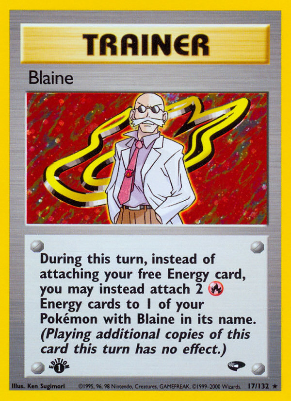Blaine (17/132) [Gym Challenge 1st Edition] | North Game Den