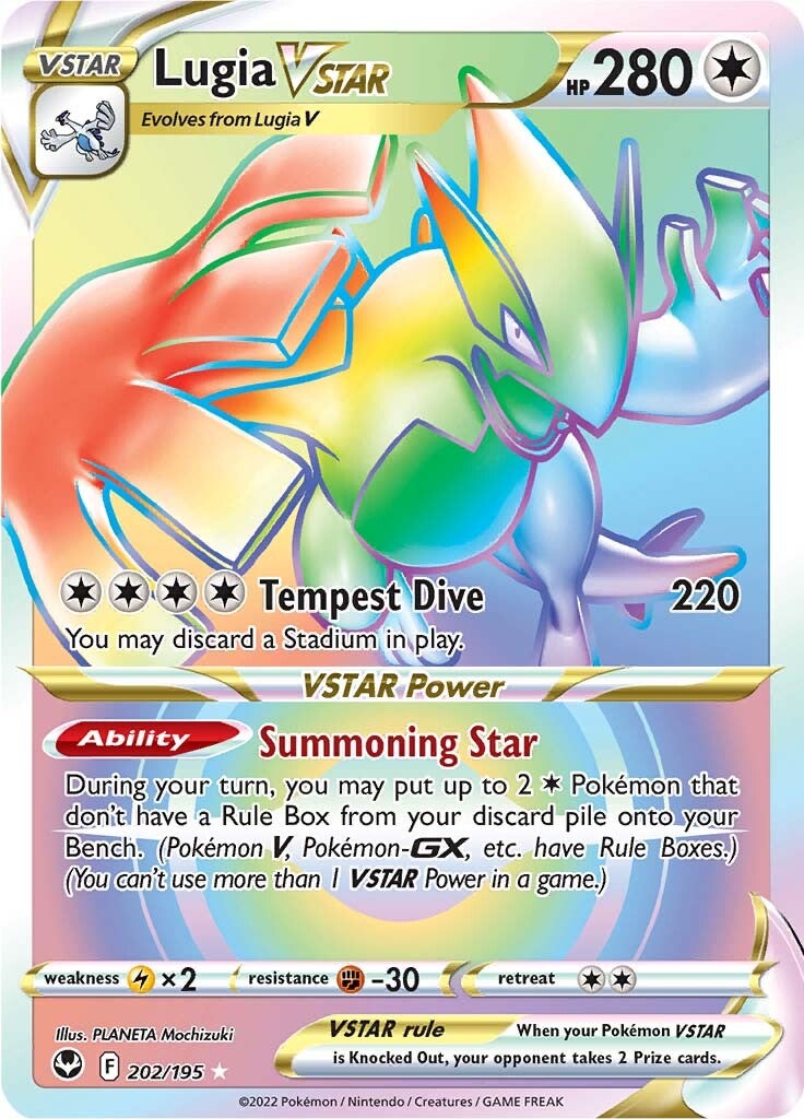 Lugia VSTAR (202/195) [Sword & Shield: Silver Tempest] | North Game Den