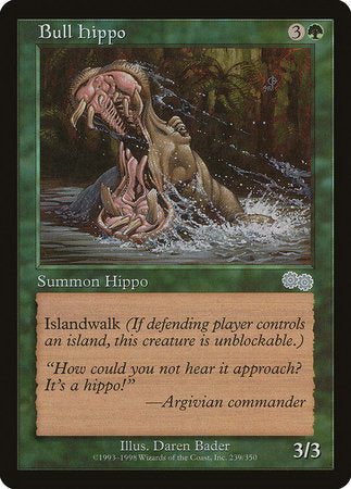 Bull Hippo [Urza's Saga] | North Game Den