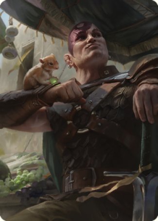 Minsc & Boo, Timeless Heroes Art Card (38) [Commander Legends: Battle for Baldur's Gate Art Series] | North Game Den