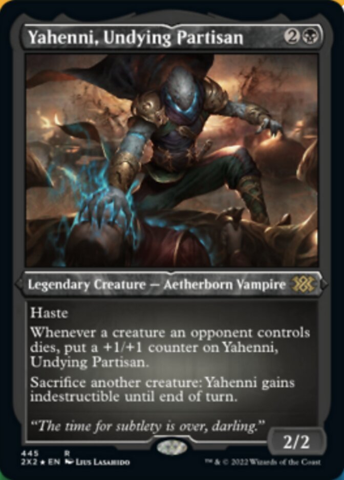 Yahenni, Undying Partisan (Foil Etched) [Double Masters 2022] | North Game Den