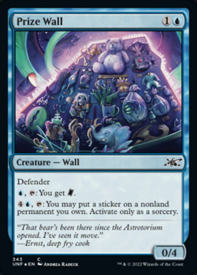 Prize Wall (Galaxy Foil) [Unfinity] | North Game Den