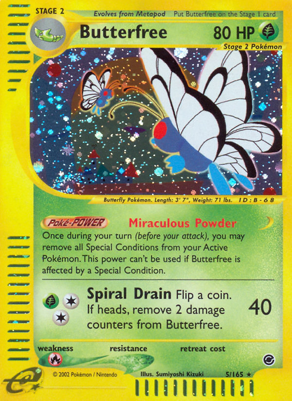 Butterfree (5/165) [Expedition: Base Set] | North Game Den