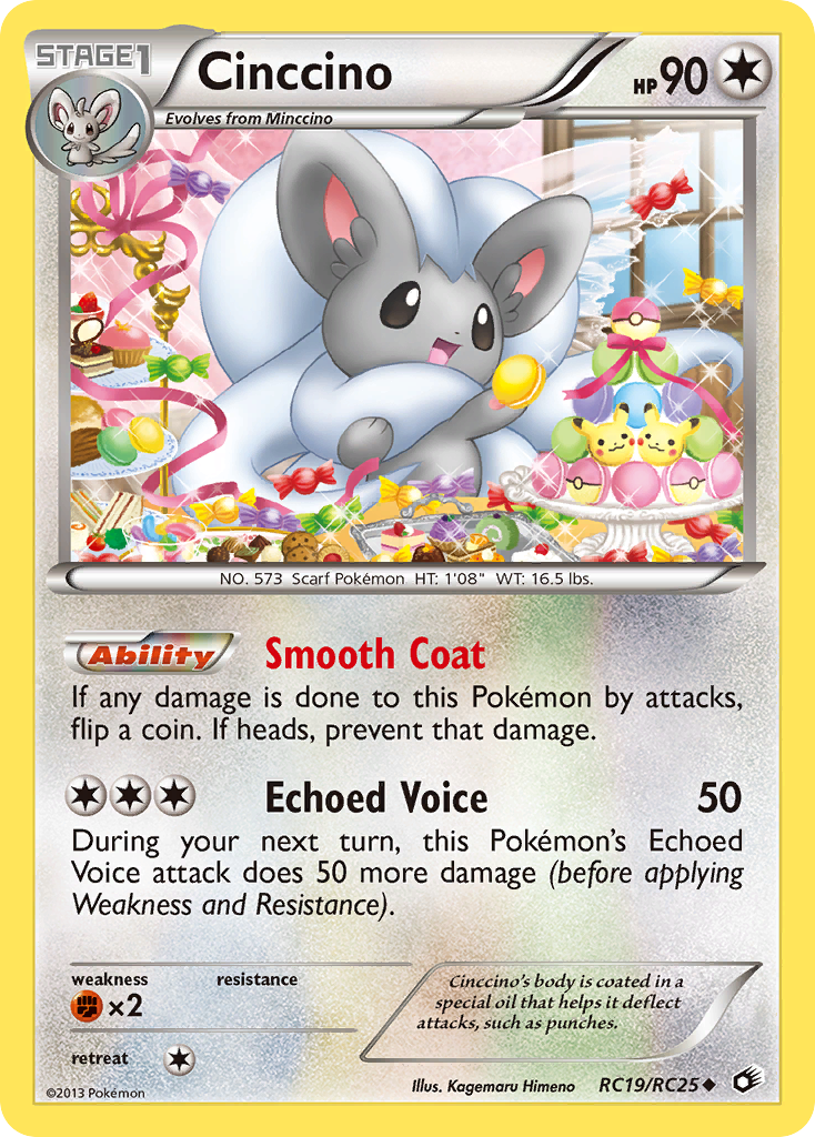 Cinccino (RC19/RC25) [Black & White: Legendary Treasures] | North Game Den