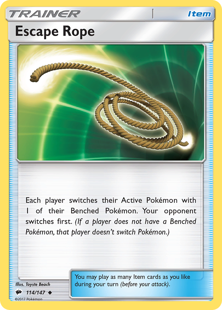 Escape Rope (114/147) [Sun & Moon: Burning Shadows] | North Game Den