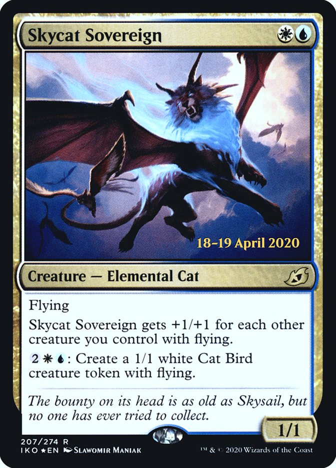 Skycat Sovereign  [Ikoria: Lair of Behemoths Prerelease Promos] | North Game Den